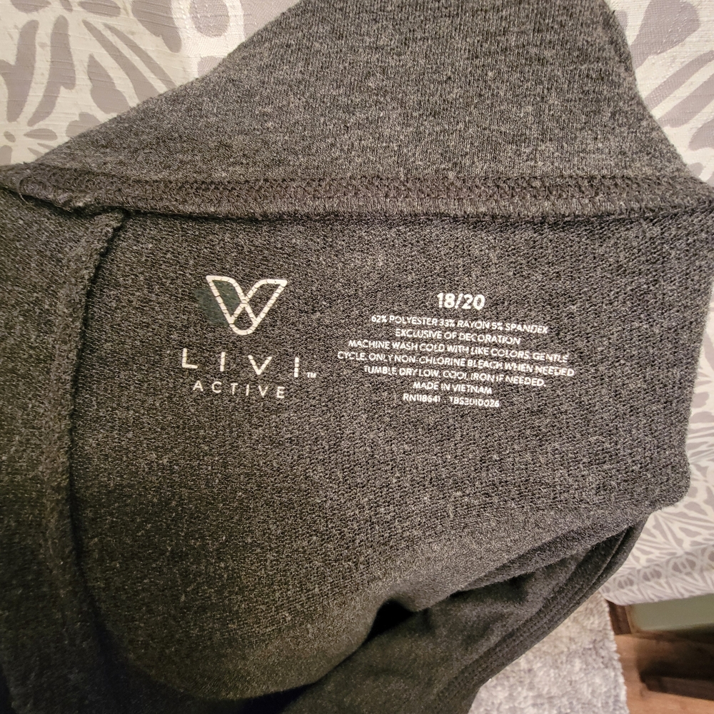 Livi Active Charcoal Wide Leg Pants - Picture 4 of 4